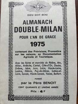 L'almanach du Père Benoit 1975 